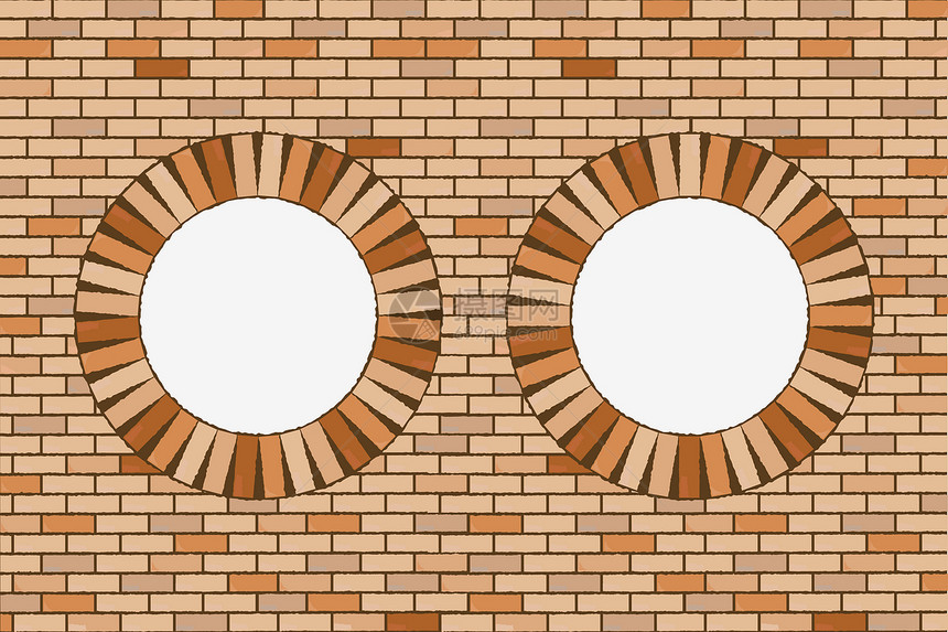 圆砖块窗口艺术矩形水泥房子岩石积木砖墙建筑历史石头图片