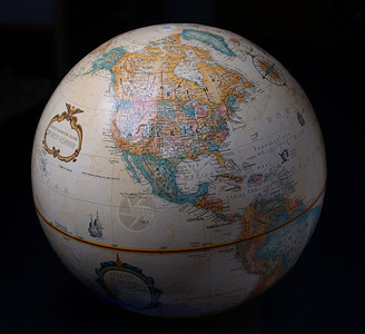 美国在全球各地的美国地球仪商业旅行地球教育国家世界历史地理背景图片