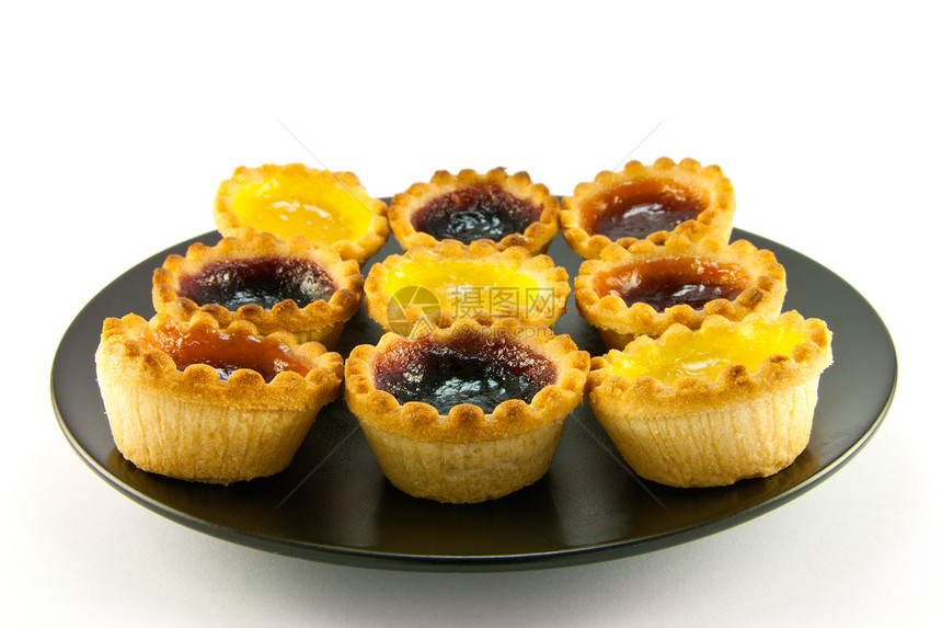 Jam Tarts 果酱塔特育肥水果烹饪餐厅饮食糕点派对食物甜点脆皮图片