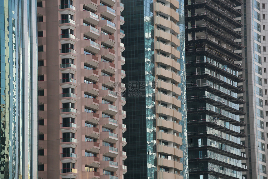 高盛公寓棕榈高楼摩天大楼阳台建筑物图片