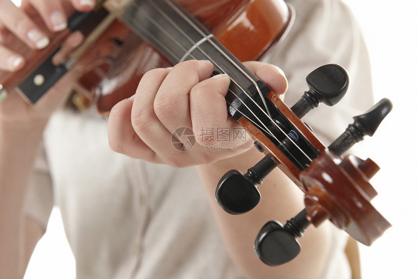 少女玩维奥拉乐器独奏者孩子字符串乐队小提琴技术中提琴身体女性图片