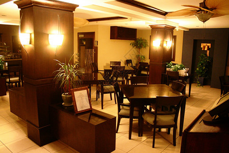 室内酒店旅馆餐厅休息休息室背景图片
