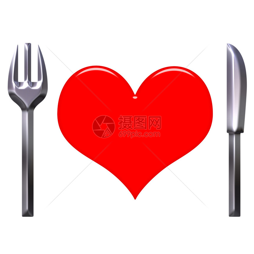 爱爱食物邀请函概念反射金属服务餐厅插图厨房早餐美食图片