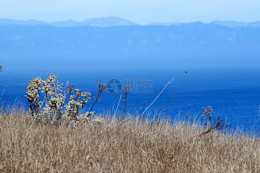 圣康克鲁斯岛旅游海洋岛屿海景旅行蓝色海岸海滩支撑渠道图片