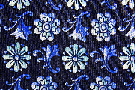 组织质体花纹丝绸青色蓝色领带织物背景图片