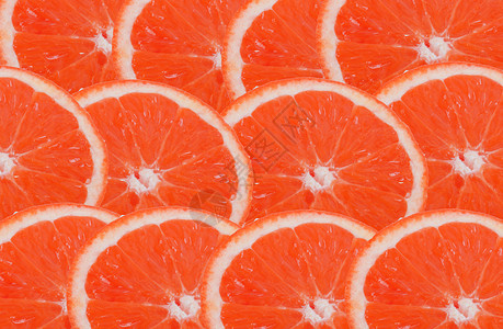 橙色切片食物圆圈水果背景图片