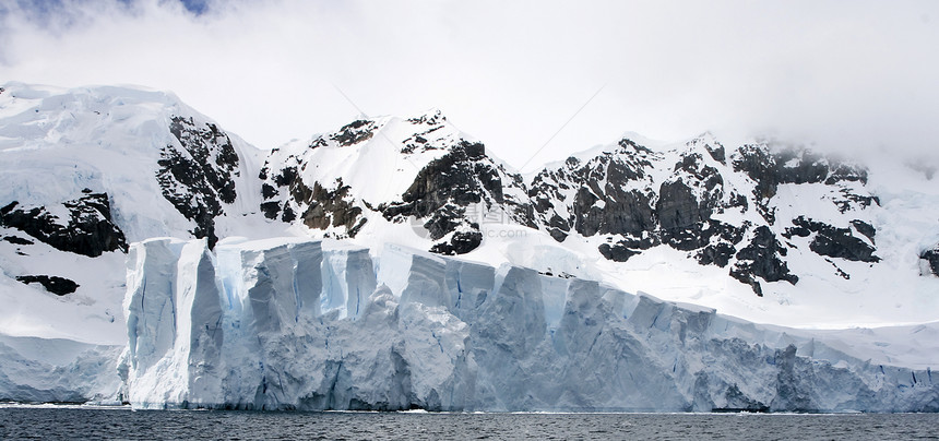 冰川海洋冻结冰山图片