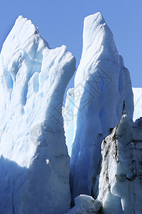 格陵兰大冰川详情冰山冻结海洋背景图片
