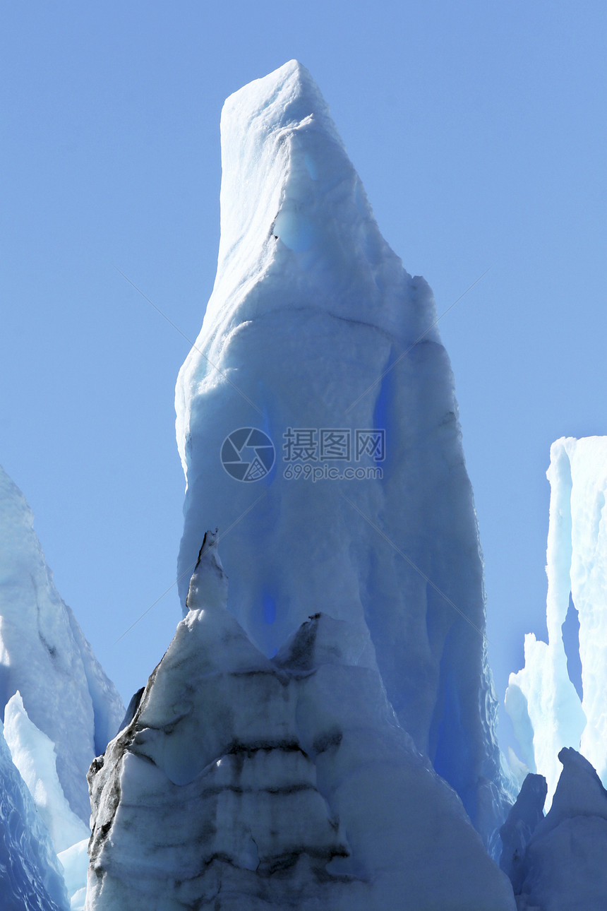 格陵兰大冰川详情冻结海洋冰山图片