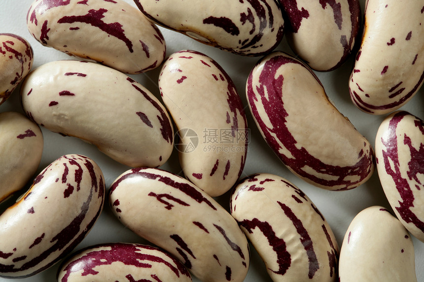 工作室白色背景的豆子宏团体蔬菜收成种子豆类食物宏观营养烹饪粮食图片