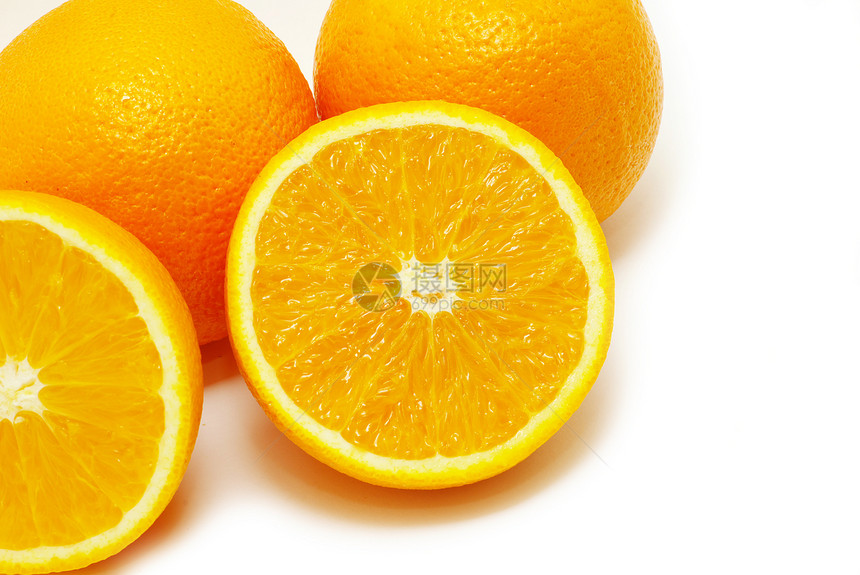 橙色果汁水果白色食物橙子图片