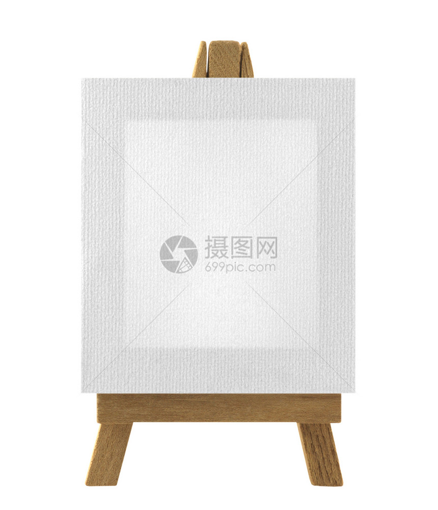带空白画布的Easel广告牌工艺创造力木板展示艺术品推介会三脚架框架爱好图片