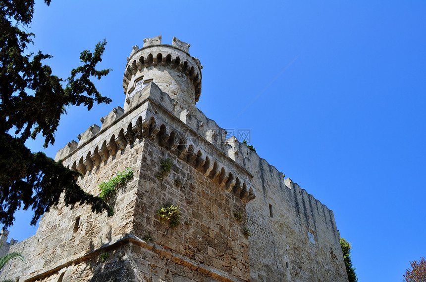 罗兹老城旅行地标城堡堡垒建造防御城市图片