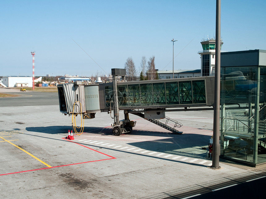 现代机场大门旅行跑道商业运输航空公司地面飞行场景航班窗户图片
