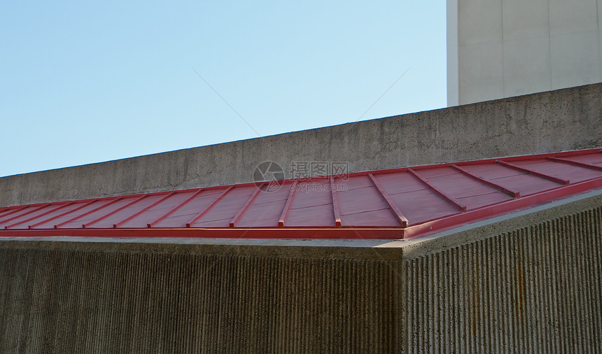 红屋顶混凝土图片