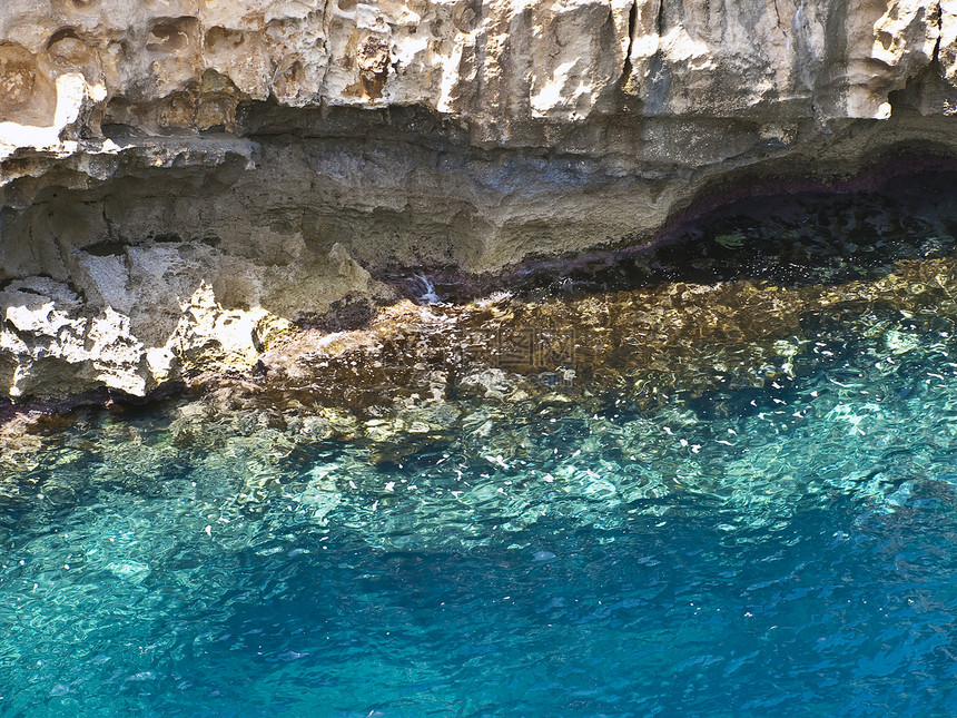 岩礁海岸场景风景天空侵蚀岩石砂岩天蓝色吸引力旅行图片