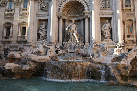 许愿池  罗马假期旅行旅游历史高清图片