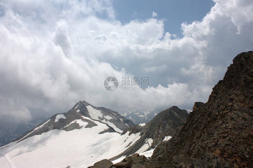 蒂罗尔的斯图拜冰川图片