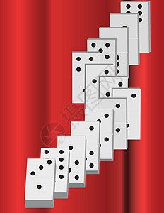 多米诺平衡水平团体红色游戏白色闲暇运动挑战失败背景图片