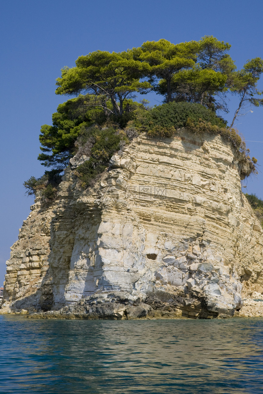 希腊异国目的地娱乐石灰石旅行岩石风景天空情调阳光图片