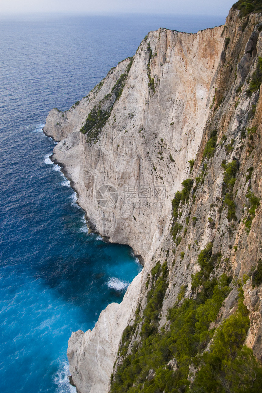 希腊娱乐避暑胜地岩石旅行石灰石天空假期异国蓝色风景图片
