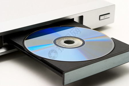 DVD DVD 播放机中的磁盘驱动器高清图片