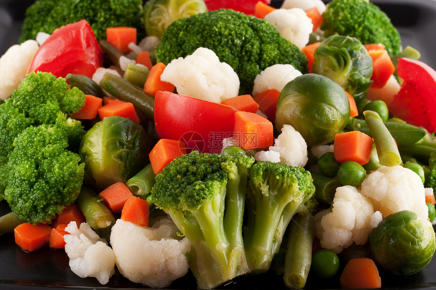 蔬菜菜花豆芽细绳营养杂货小吃营养品萝卜食物团体图片
