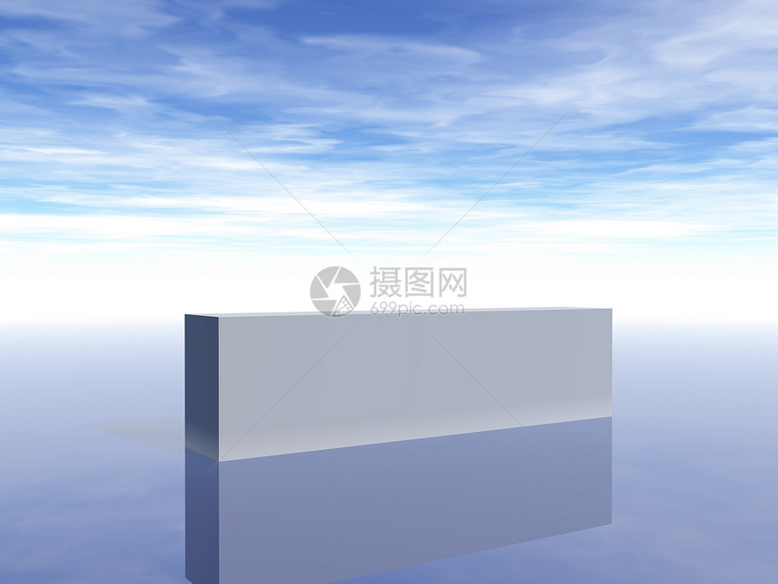 图标栏天空空白反射蓝色参考包装木板盒子插图指导图片