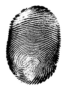 指纹鉴别刑事框架身份调查手指油漆墨水犯罪素描背景图片