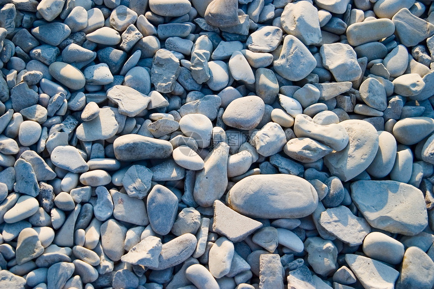 海滩石块鹅卵石岩石石头卵石海洋图片