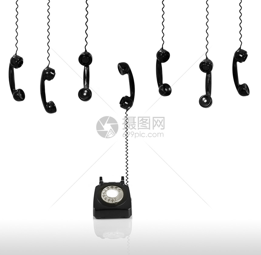 电信构想电讯概念拨号服务办公室嗓音电话技术顾客商业讲话听筒图片