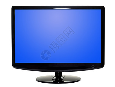 平板电视监视器晶体管薄膜白色屏幕背景图片
