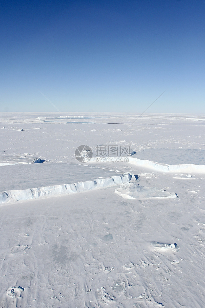 南极洲的海冰冰山天线航班风景空气冻结图片