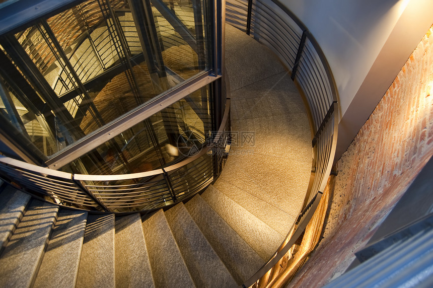 楼梯景观建筑圆形金属椭圆形办公室纪念碑大理石曲线圆圈图片