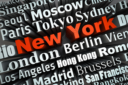 纽约大都会字体大都市大都会插图字母城市全球背景图片