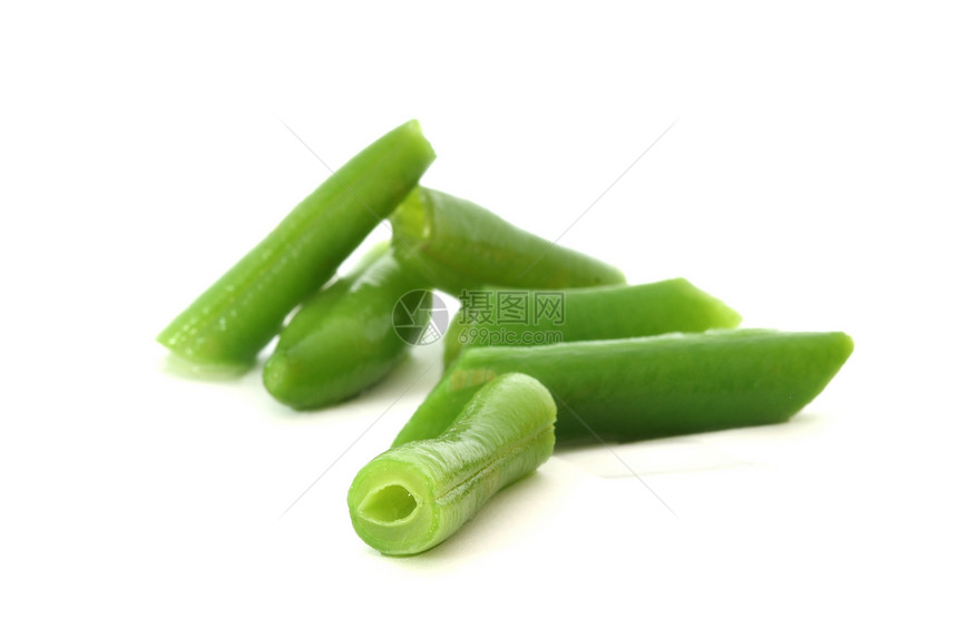 绿色豆豆详细细节白色豆荚食物蔬菜图片