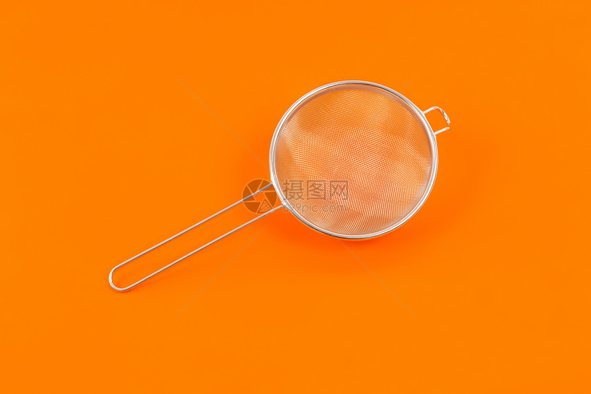 筛选合金厨具金属食物圆圈用具橙子家庭工作室黄色图片