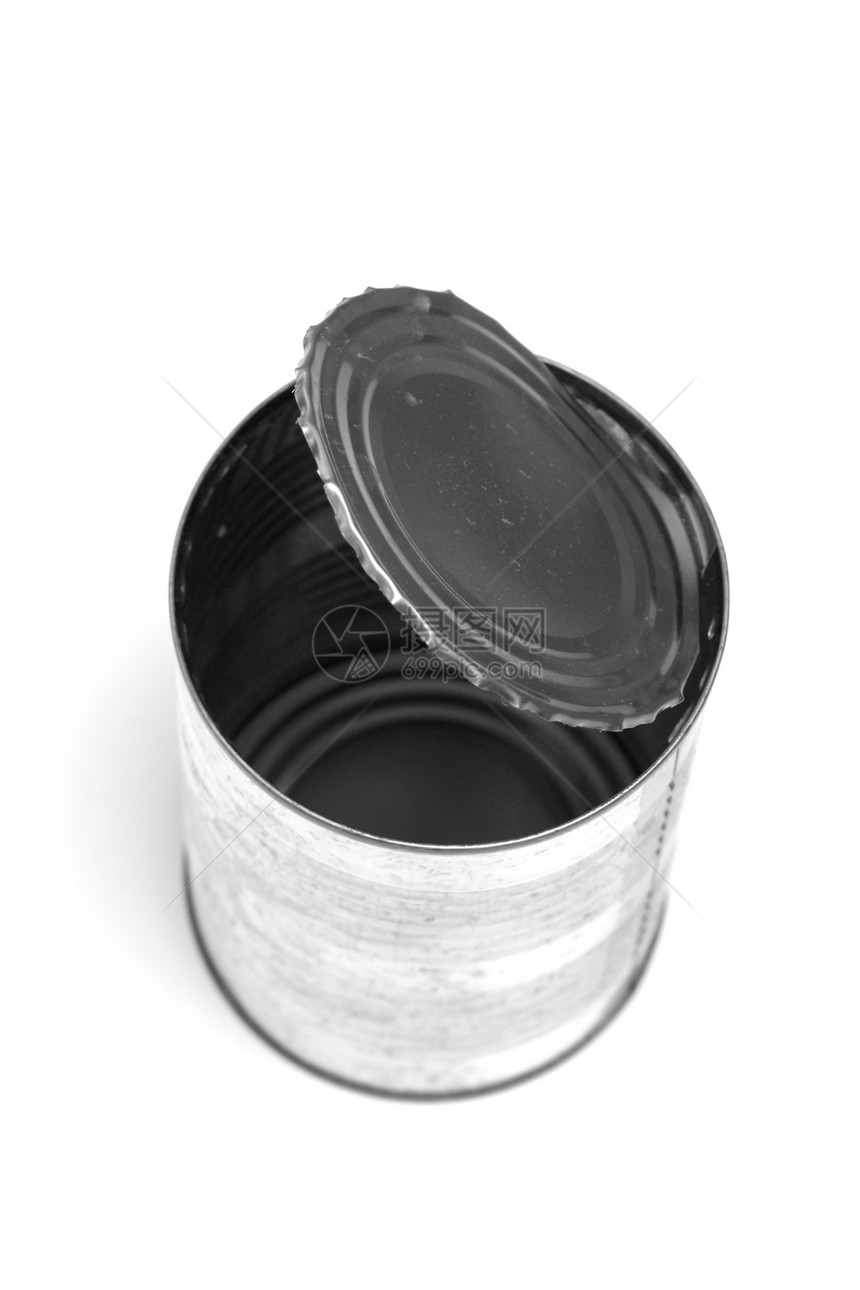空罐罐头回收工作室罐头金属剪裁垃圾圆柱生活厨房宏观图片