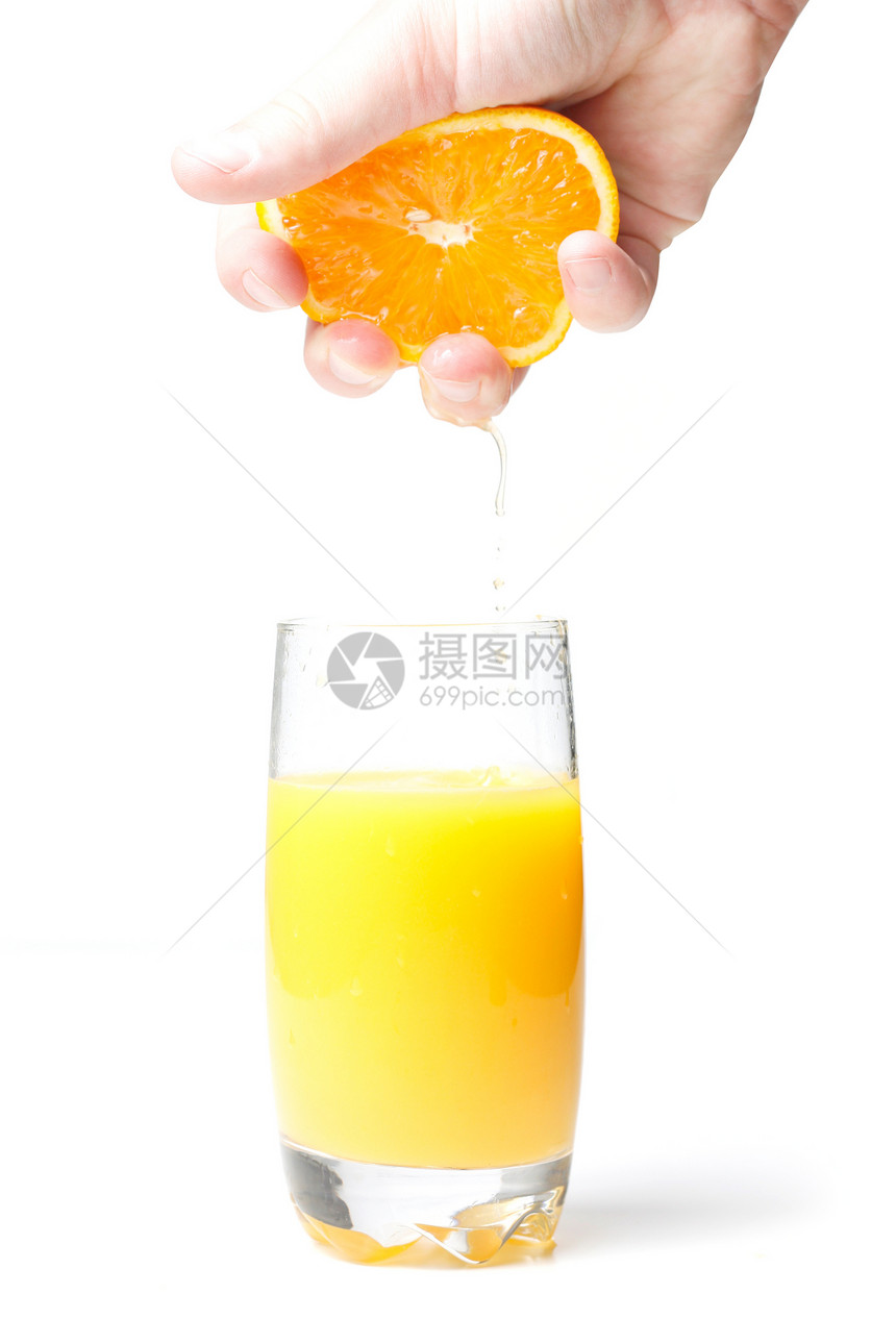 挤压玻璃营养工作室水果橘子橙子果汁饮食热带手指图片