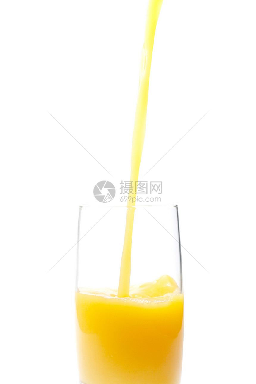 橙汁玻璃海浪漩涡饮食果汁水果美食溪流橙子食物图片