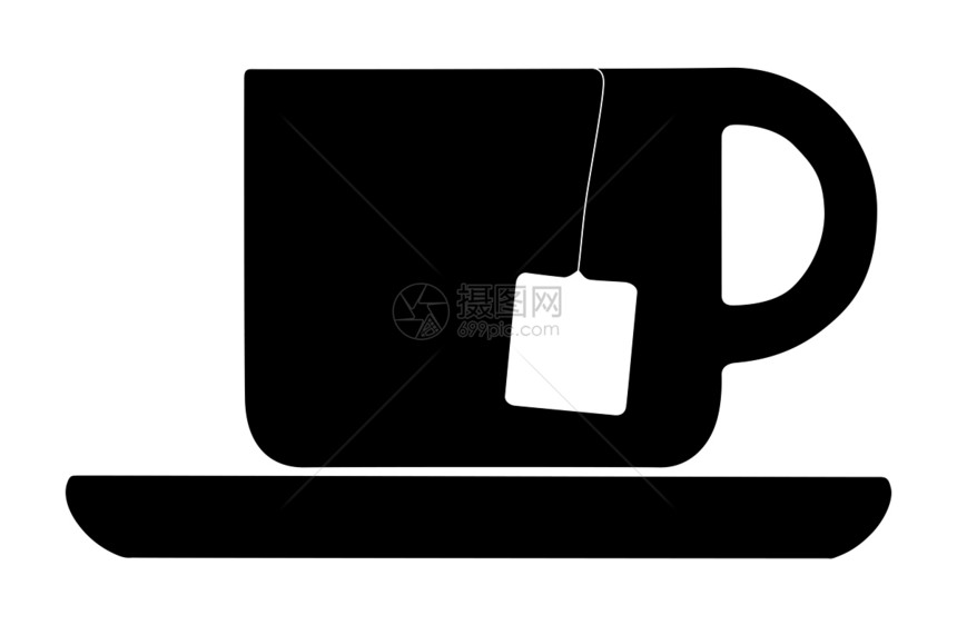 茶茶杯插图早餐杯子玻璃牛奶反射白色液体圆圈互联网图片