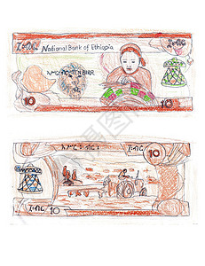 反假货币假的Ethiopian货币背景