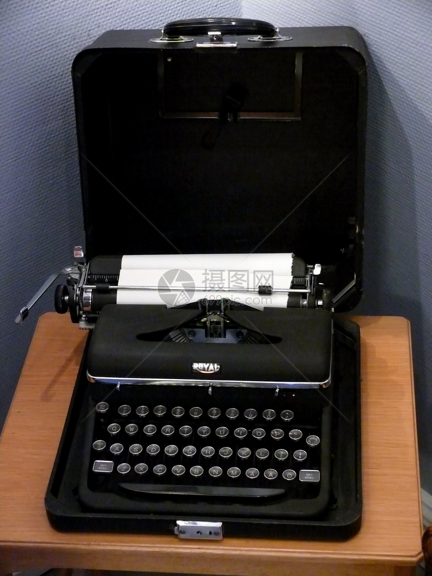 旧时装打字机艺术钥匙作者插图职业写作娱乐键盘作家办公室图片