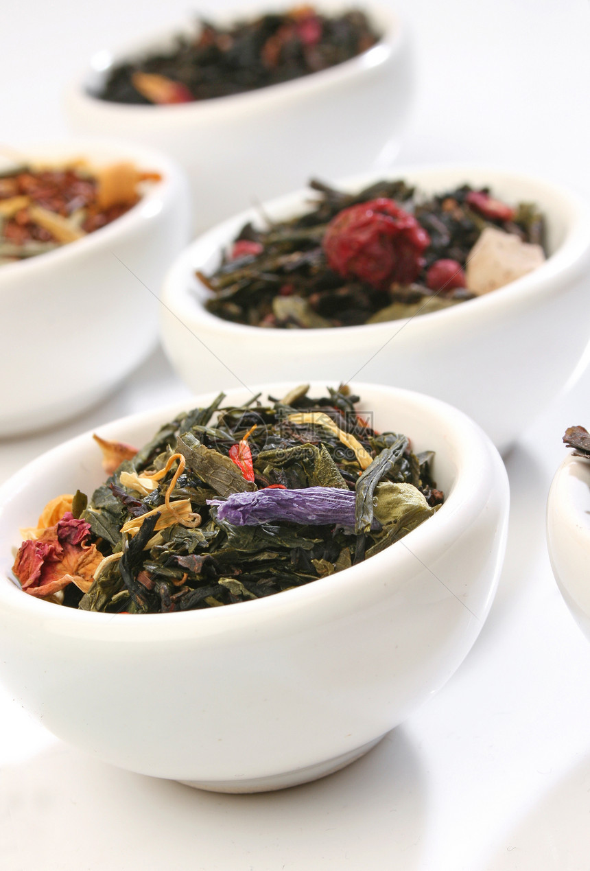 各种早熟茶叶的碗茉莉花陶瓷香味红茶红色树叶餐具草本植物美食文化图片