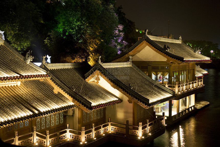 穆隆湖大厦 中国桂林建筑学历史性建筑建筑物寺庙宗教图片