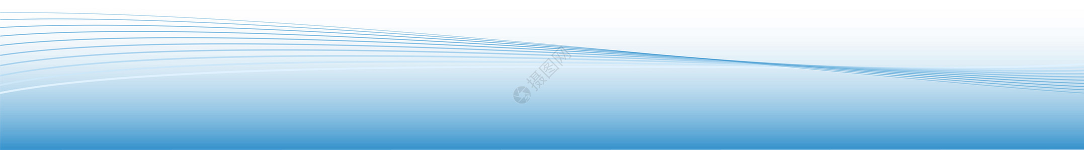 蓝色能源浪潮丝带活力海浪波浪空白曲线插图横幅剪贴背景图片
