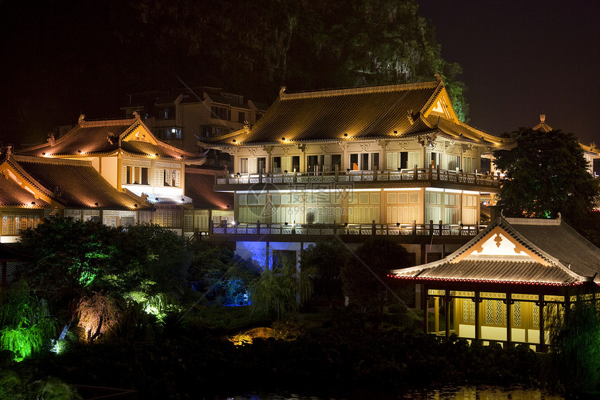 穆隆湖大厦 中国桂林建筑物宗教建筑学寺庙历史性建筑图片