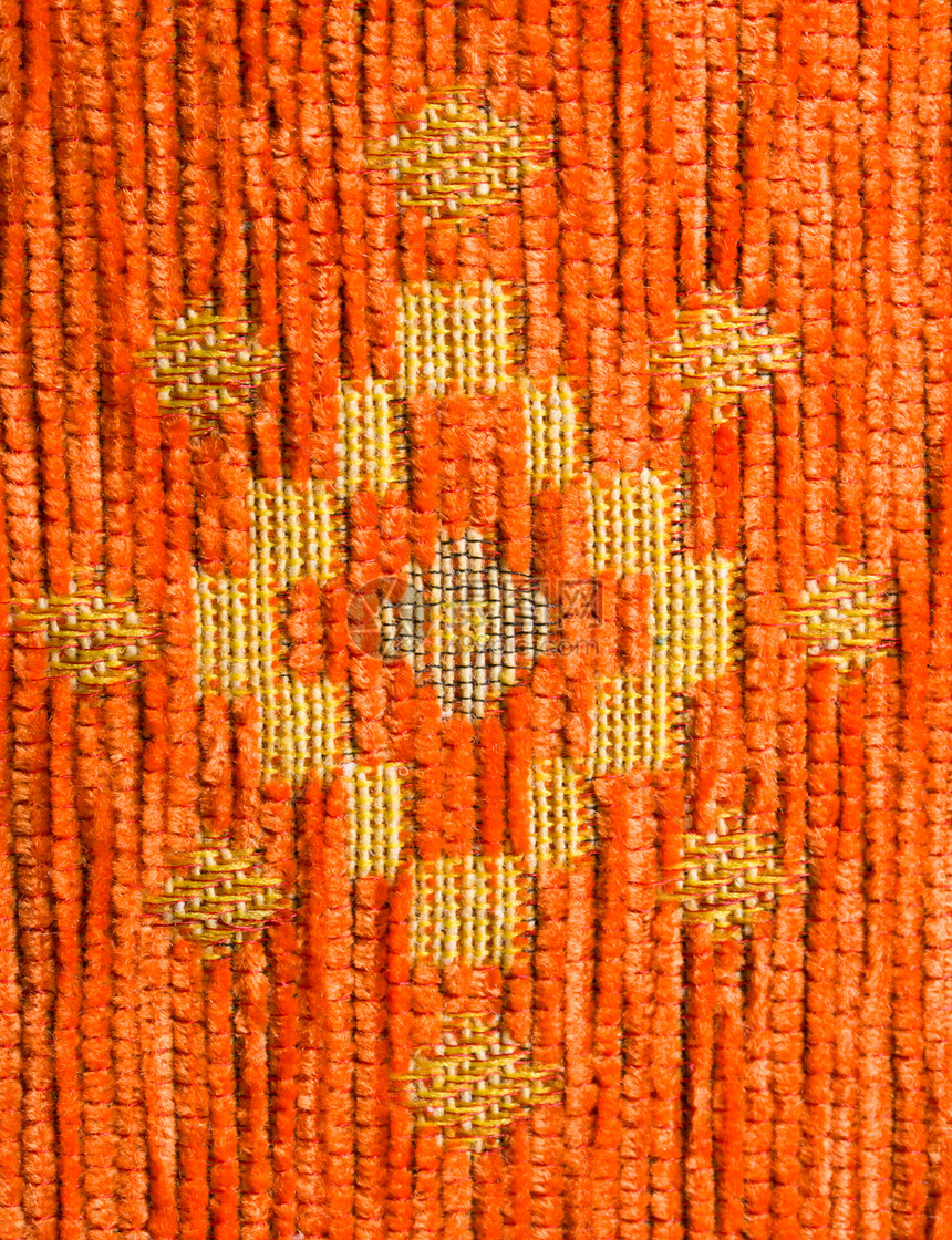 具有型体的橙色纺织品图片