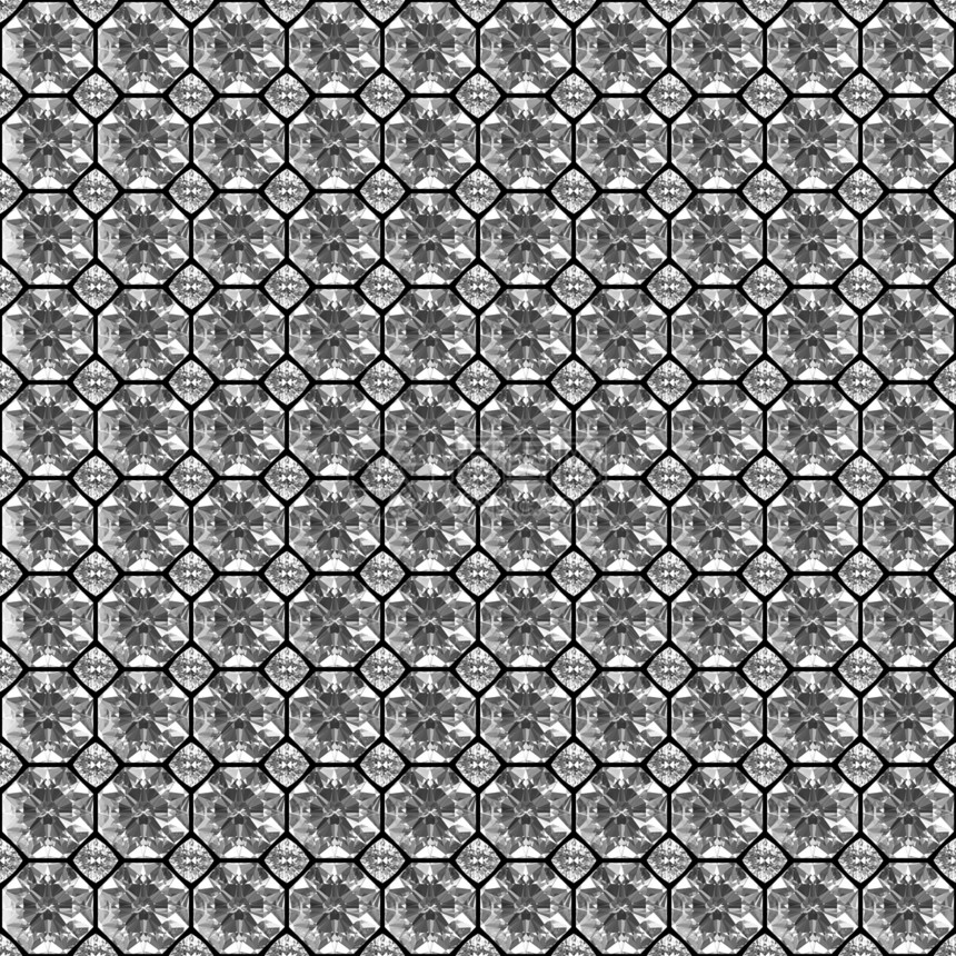 由钻石组成的无缝结构宝藏珠宝样本马赛克反思宝石瓷砖星星纺织品石头图片