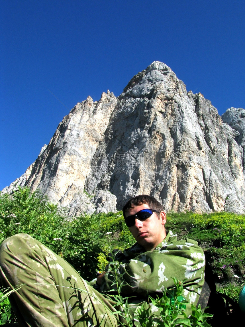 山山脉爱好树木旅行者许可证风景植被路线岩石石头山脉图片